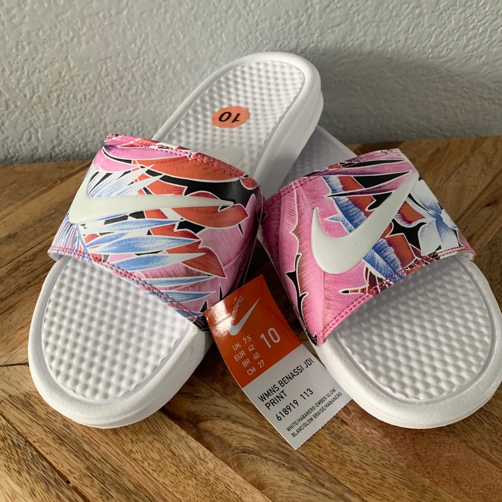 Nike Bennasi JDI TROPICAL Slides size 10